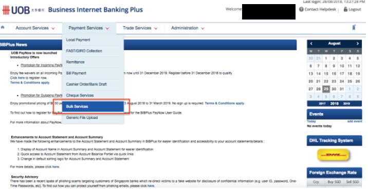 How to upload bulk GIRO file to UOB | Carbonate HR